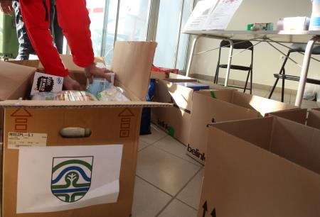 Akcija zbiranja materiala za Ukrajino 02 FOTO LJUBO VUKELIČ